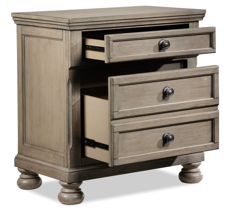 Windchester Night Table Grey Leon's