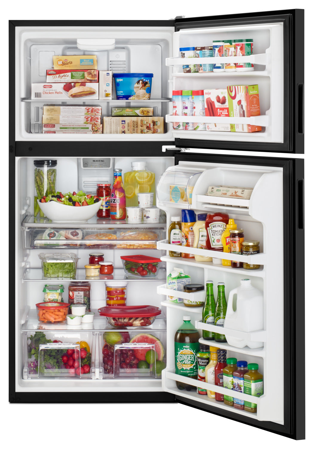 Maytag 33" 21 Cu. Ft. Black Top-Freezer Refrigerator - MRT311FFFE