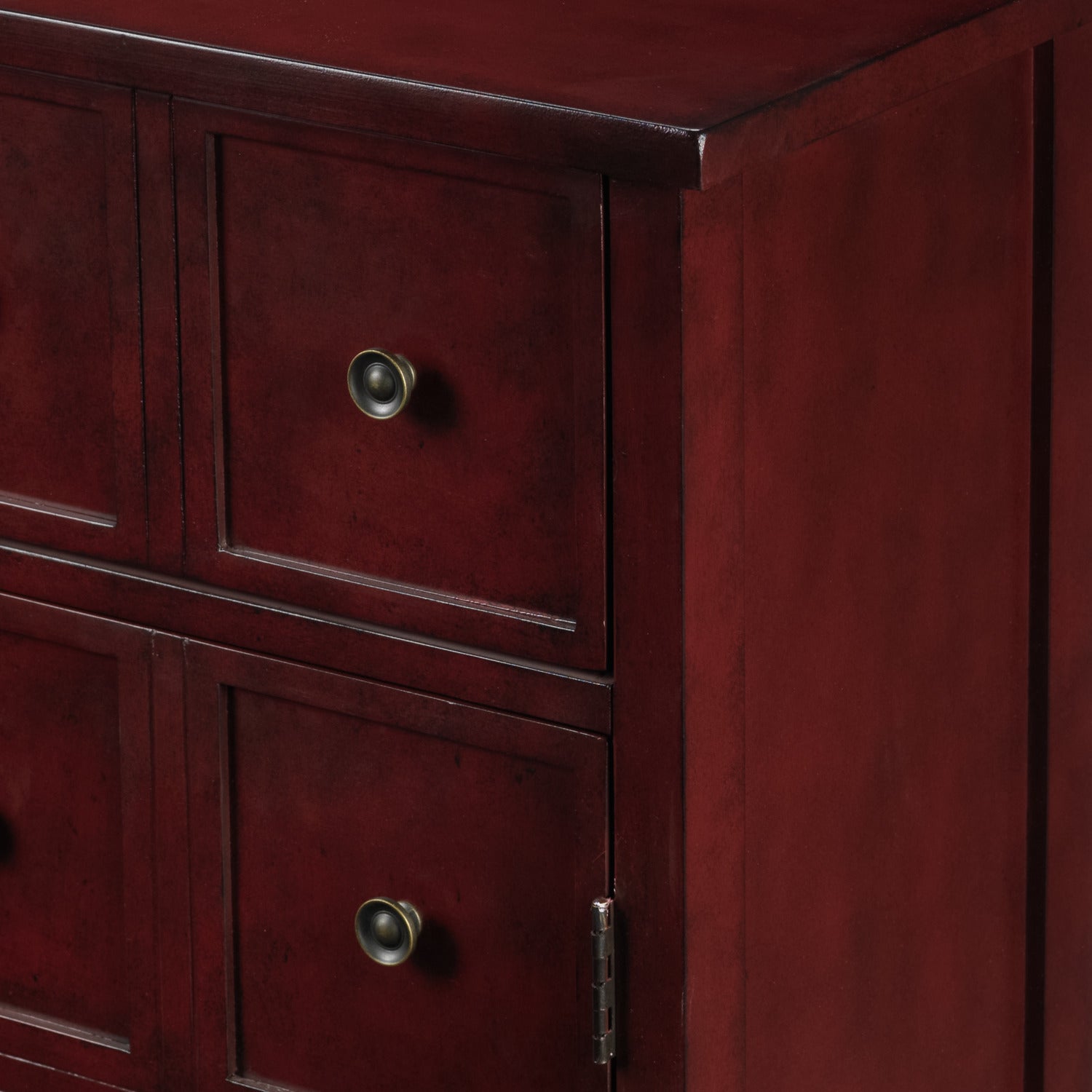 Ankara Accent Cabinet - Red