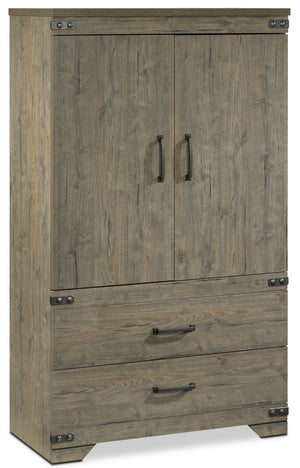 Gramado Armoire - Weathered Oak