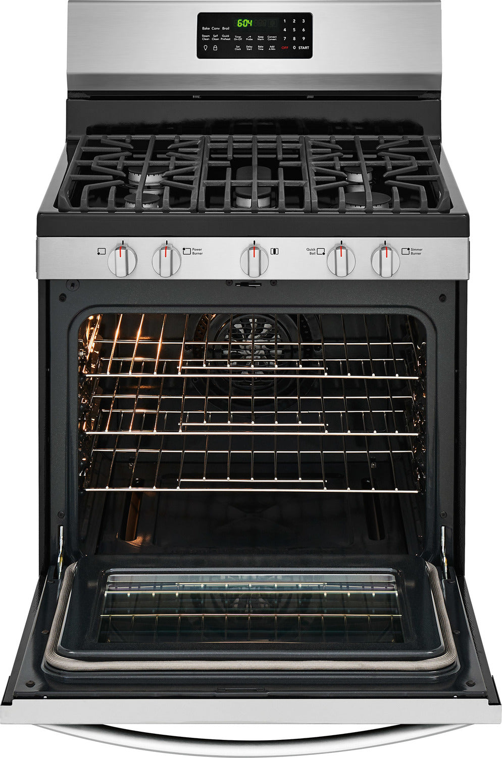 Frigidaire Gallery Stainless Steel True Convection Freestanding Gas Range (5.0 Cu. Ft.) - FGGF3059TF