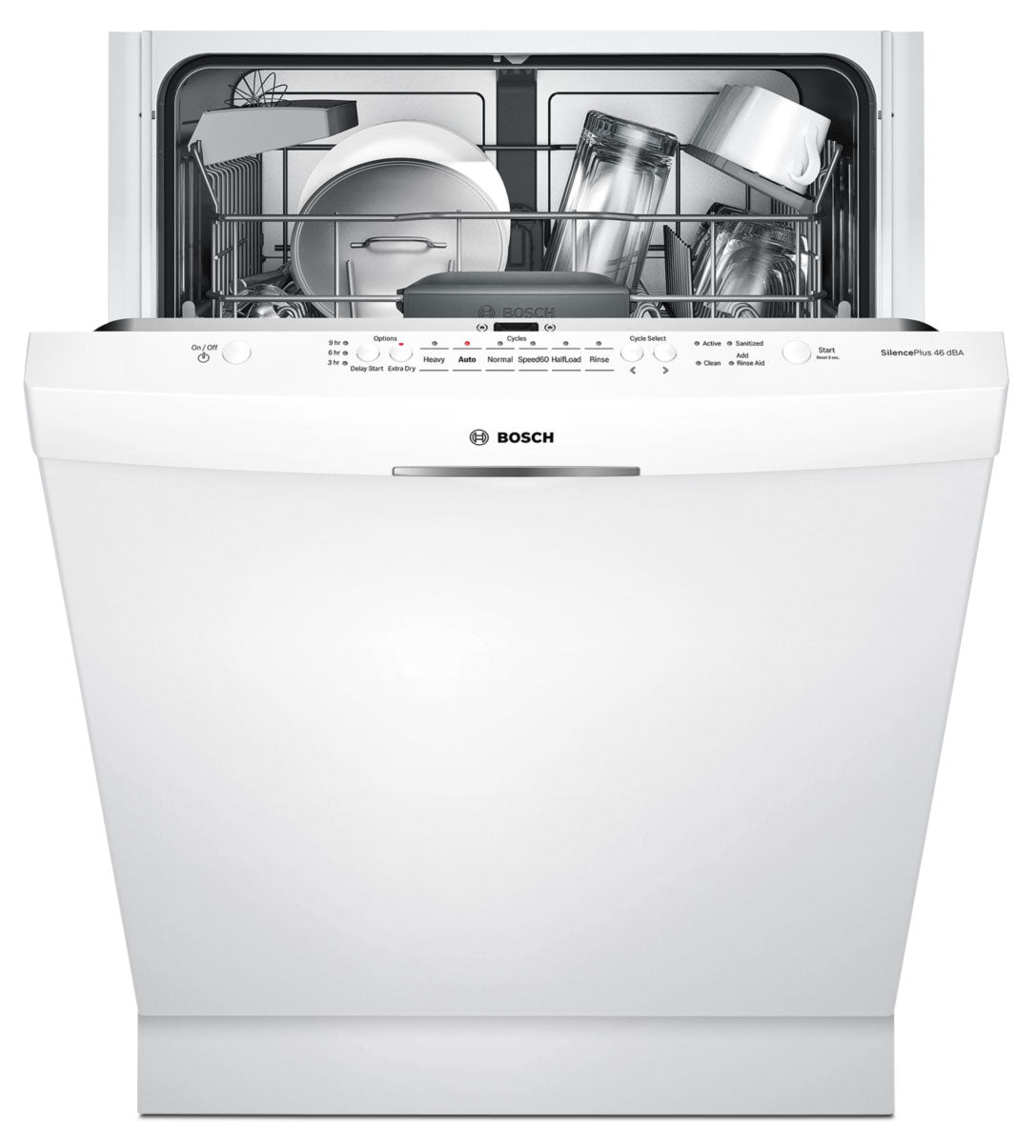 Bosch White 24" Dishwasher - SHS5AV52UC