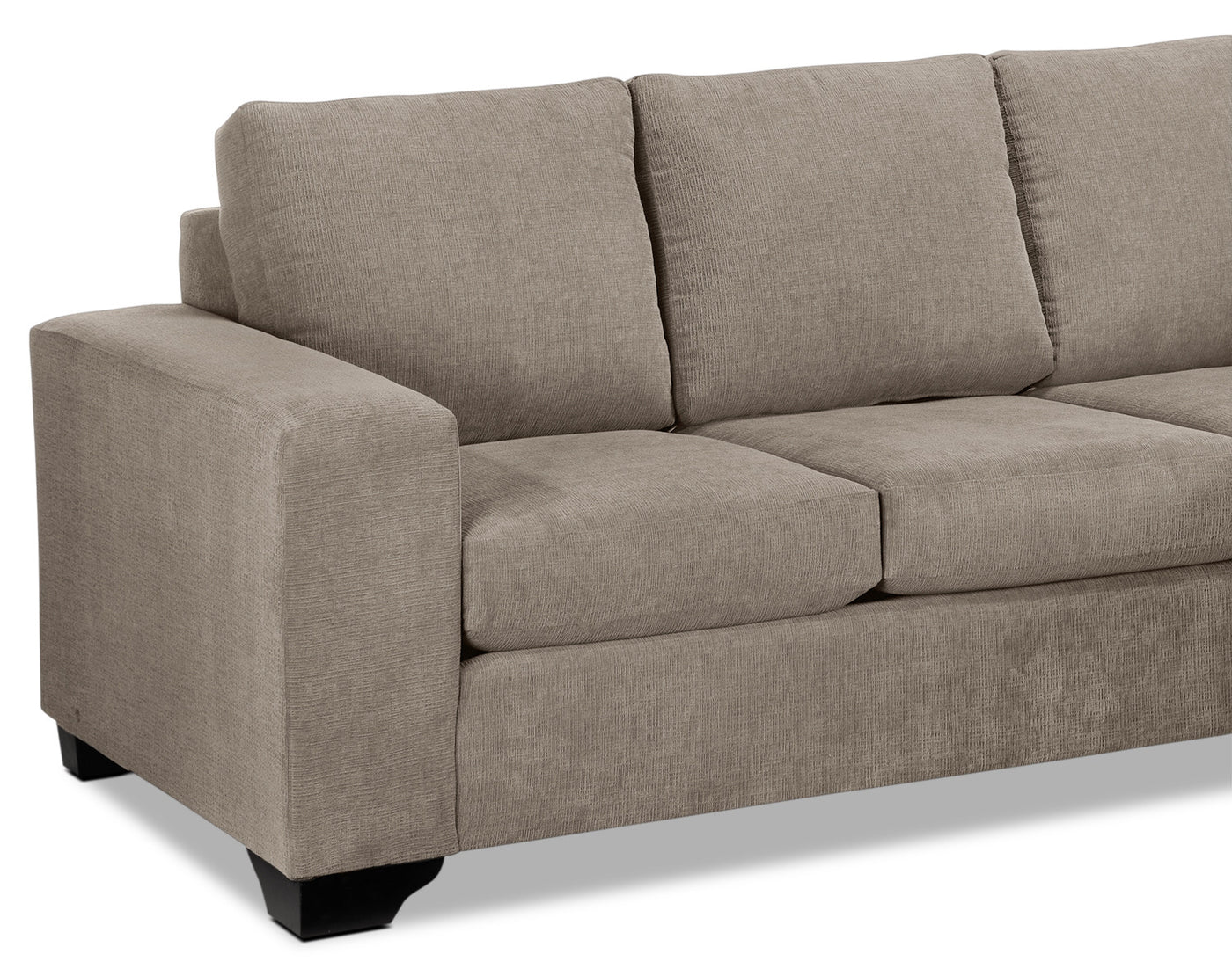 Fava Chaise Sofa - Pewter