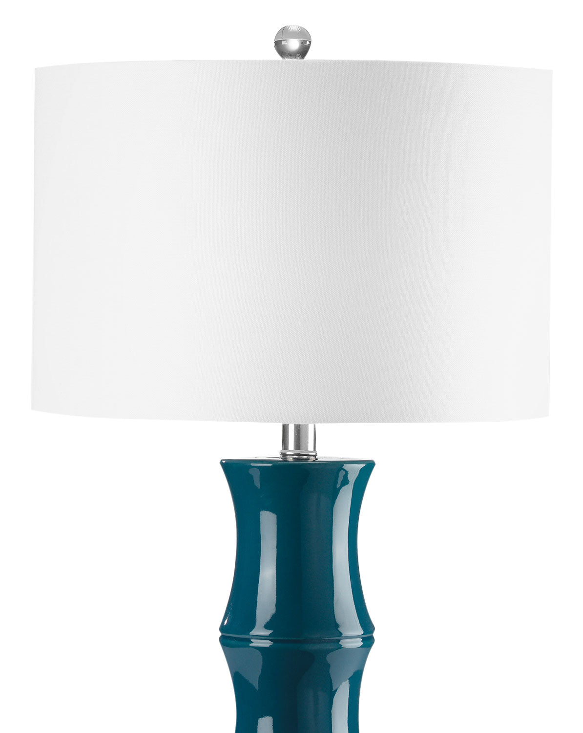 Yana 27" Table Lamp - Blue and White