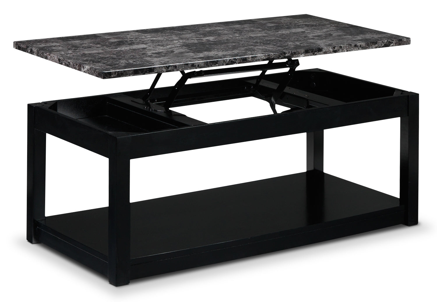 Selena Lift-Top Coffee Table - Black
