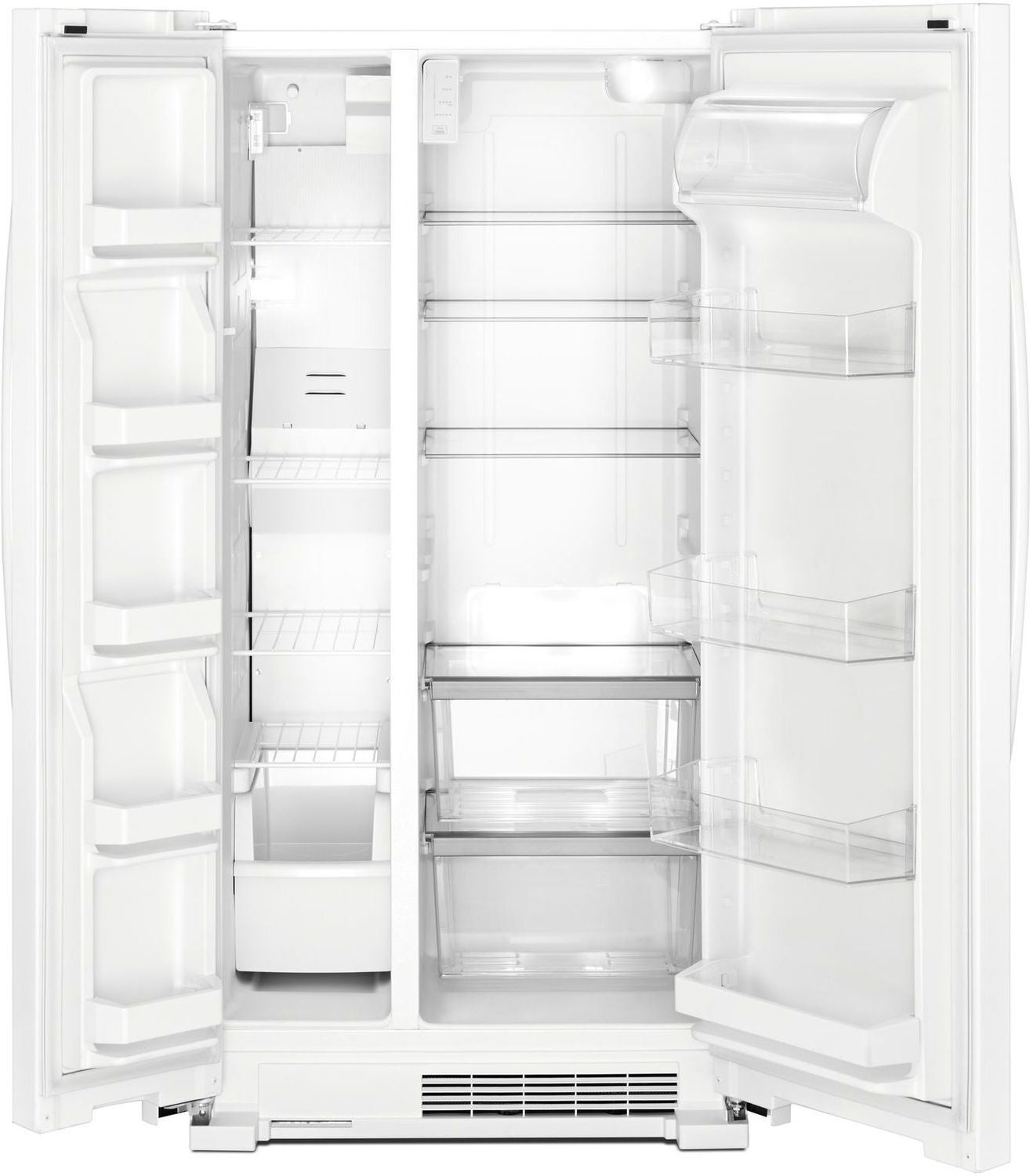 Whirlpool 33.13" 22 Cu. Ft. White Side-by-Side Refrigerator - WRS312SNHW