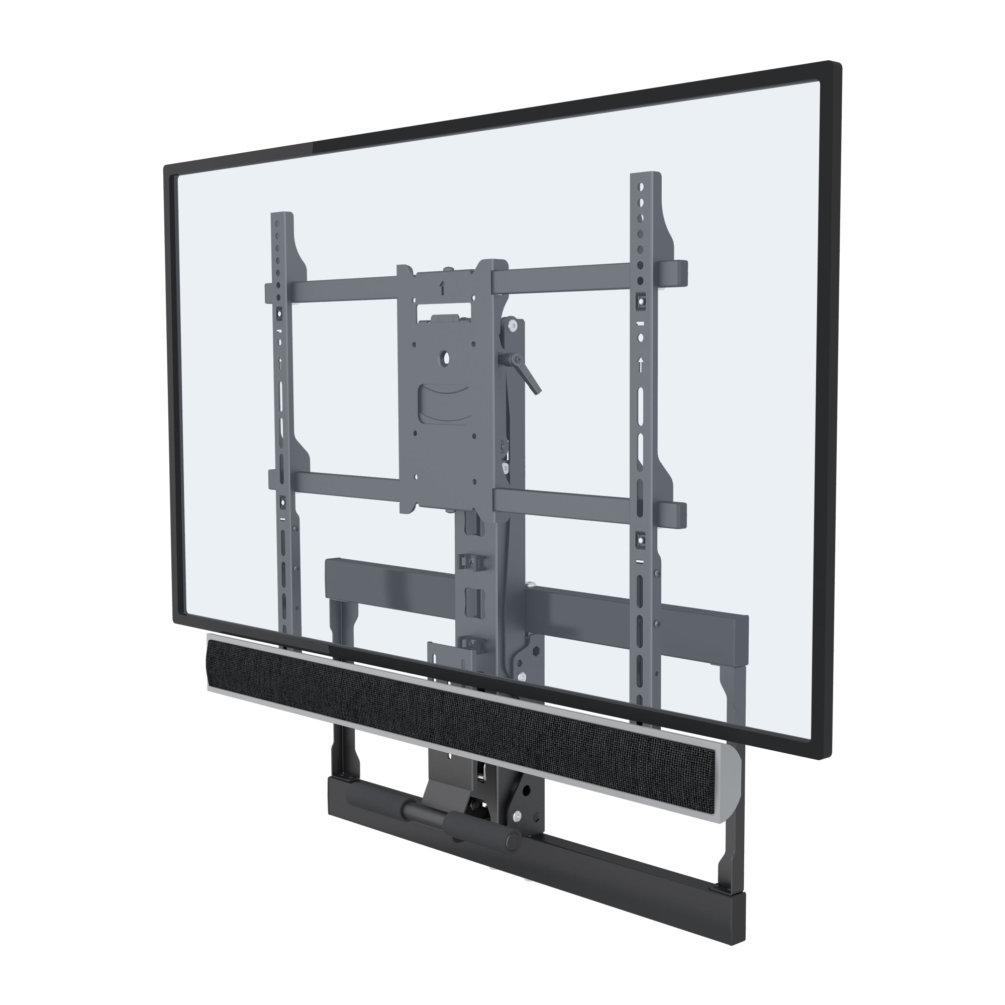 Above Fireplace Pull-Down TV Wall Mount for 42" to 65" TVs - FM100