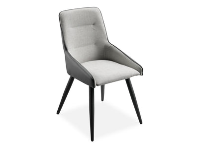Gina Side Chair - Beige and Grey