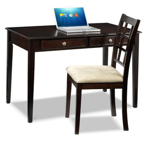 Tyndall Desk and Chair Package - Espresso