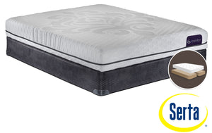 Serta iComfort Eco Levity Firm King Mattress and Split Boxspring Set