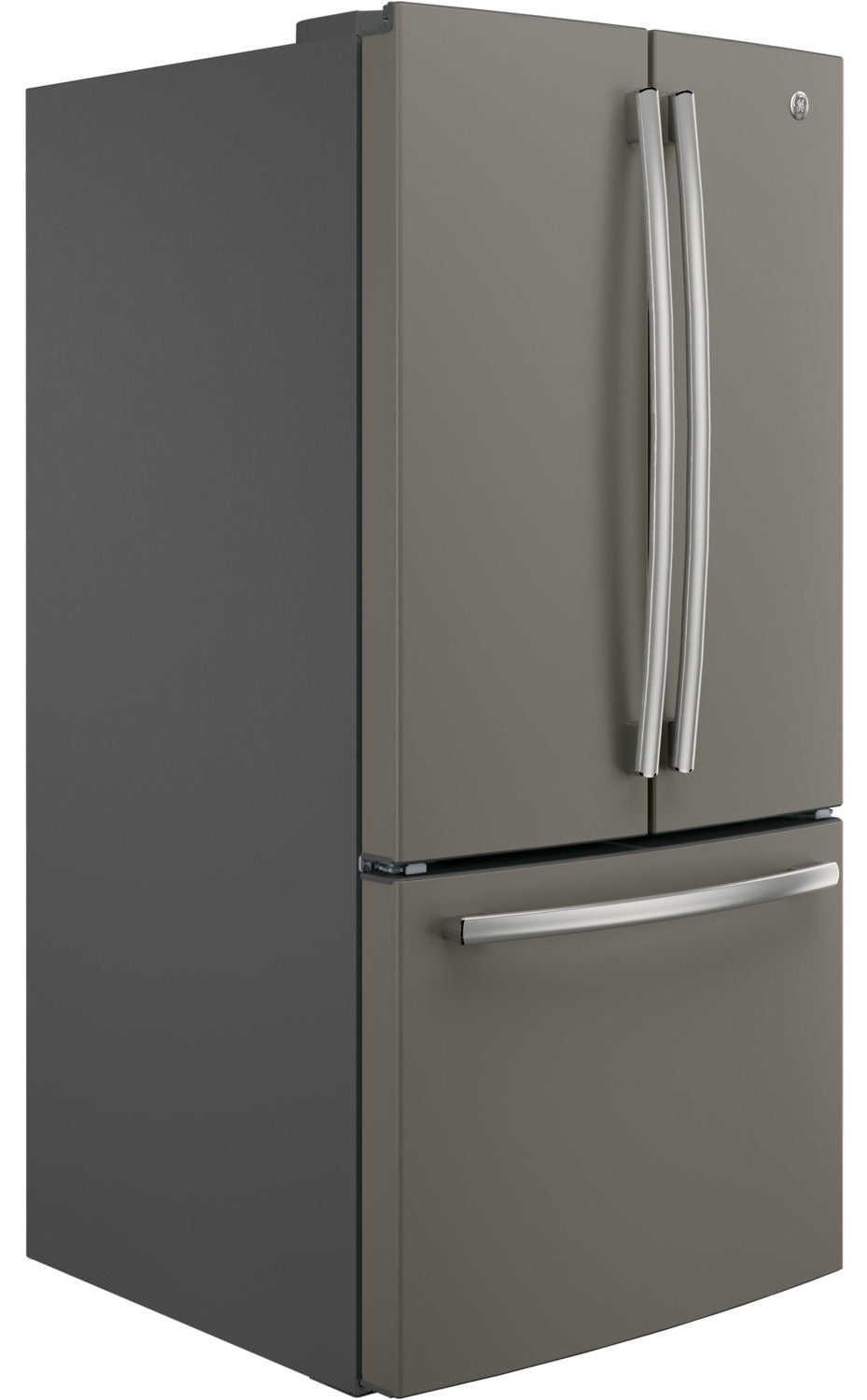 GE 32.75" 18.6 Cu. Ft. Slate Counter-Depth French Door Refrigerator - GWE19JMLES