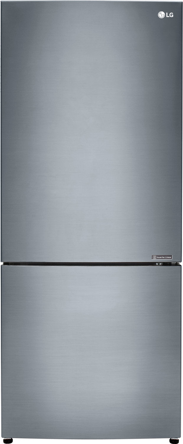 LG Appliances Platinum Silver Counter-Depth Bottom-Freezer Refrigerator (15 Cu. Ft.) - LBNC15221V