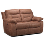Collins Power Reclining Loveseat - Hazelnut