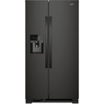 Whirlpool 33.13" 21 Cu. Ft. Black Side-by-Side Refrigerator - WRS321SDHB