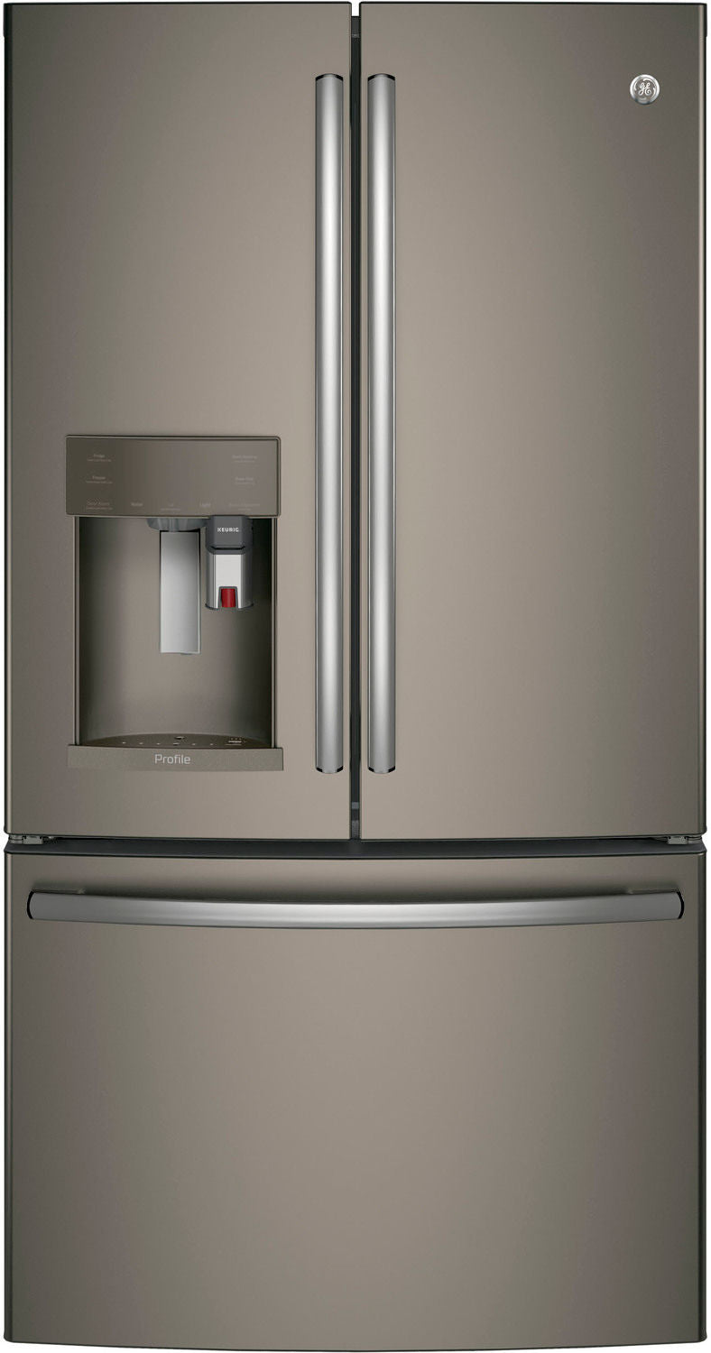 GE Profile Slate French Door Refrigerator (22.1 Cu. Ft.) - PYE22PMKES