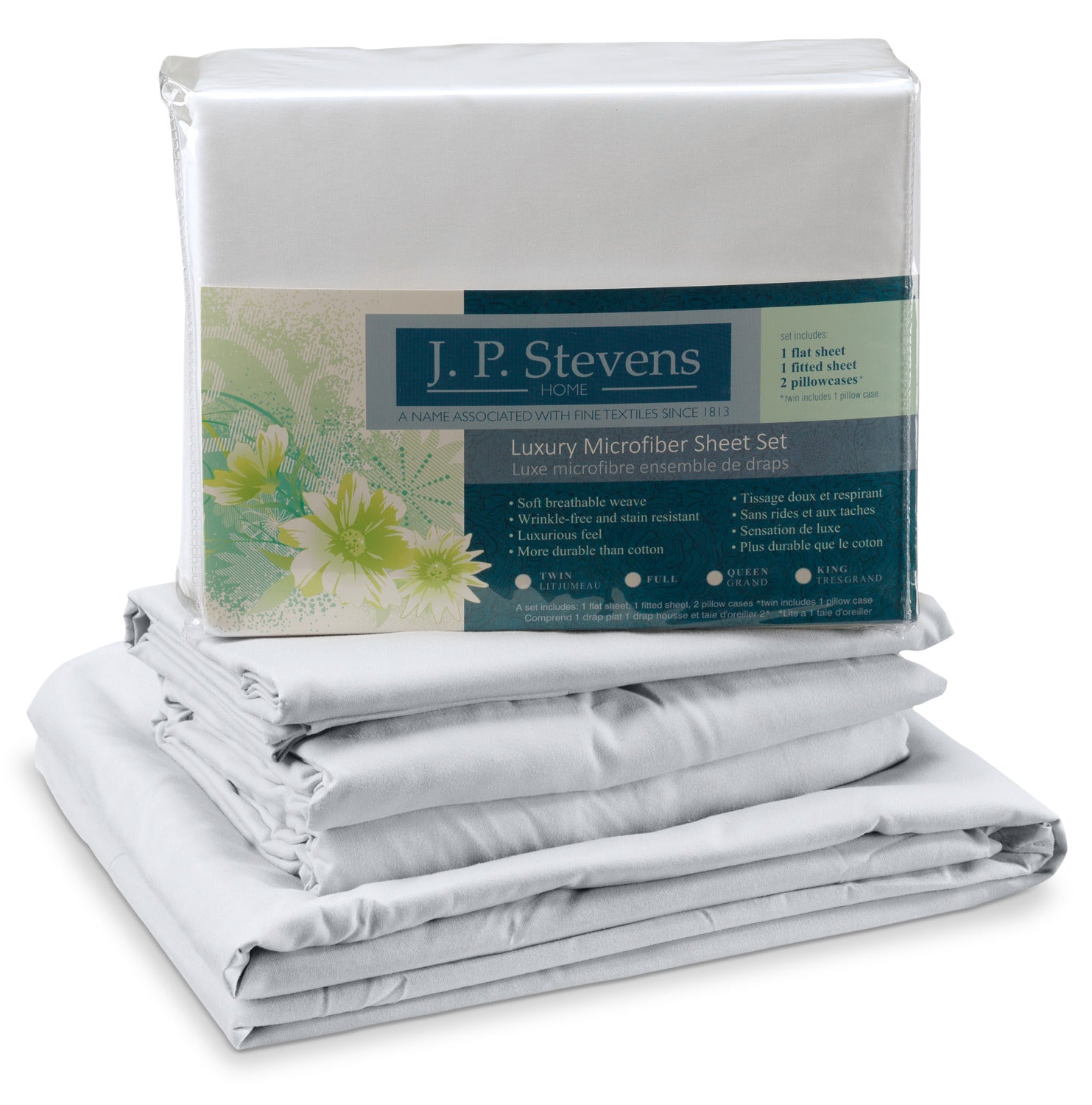 Acadia Twin Sheet Set - White