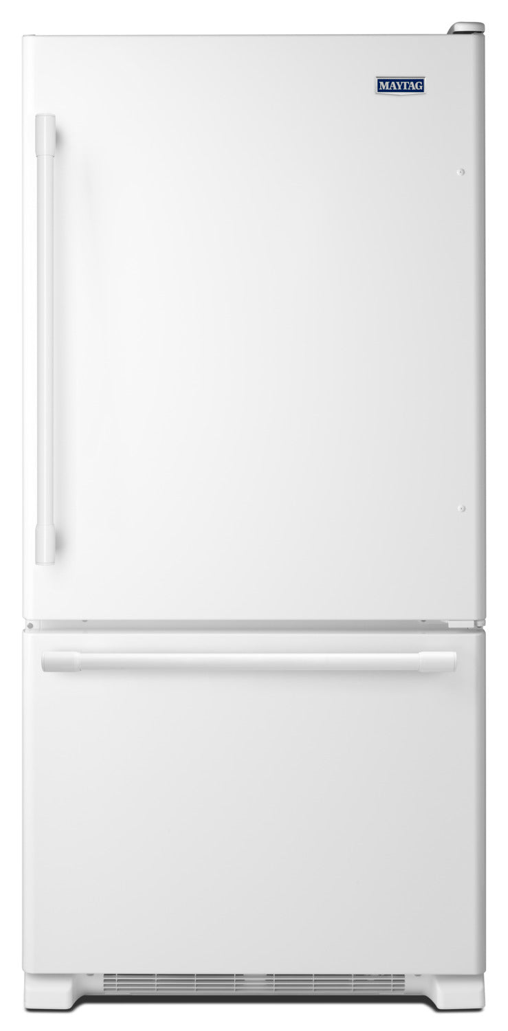 Maytag White Bottom-Freezer Refrigerator (22.1 Cu. Ft.) - MBF2258FEW