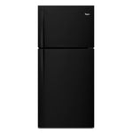 Whirlpool 30" 19.2 Cu. Ft. Black Top-Freezer Refrigerator - WRT519SZDB