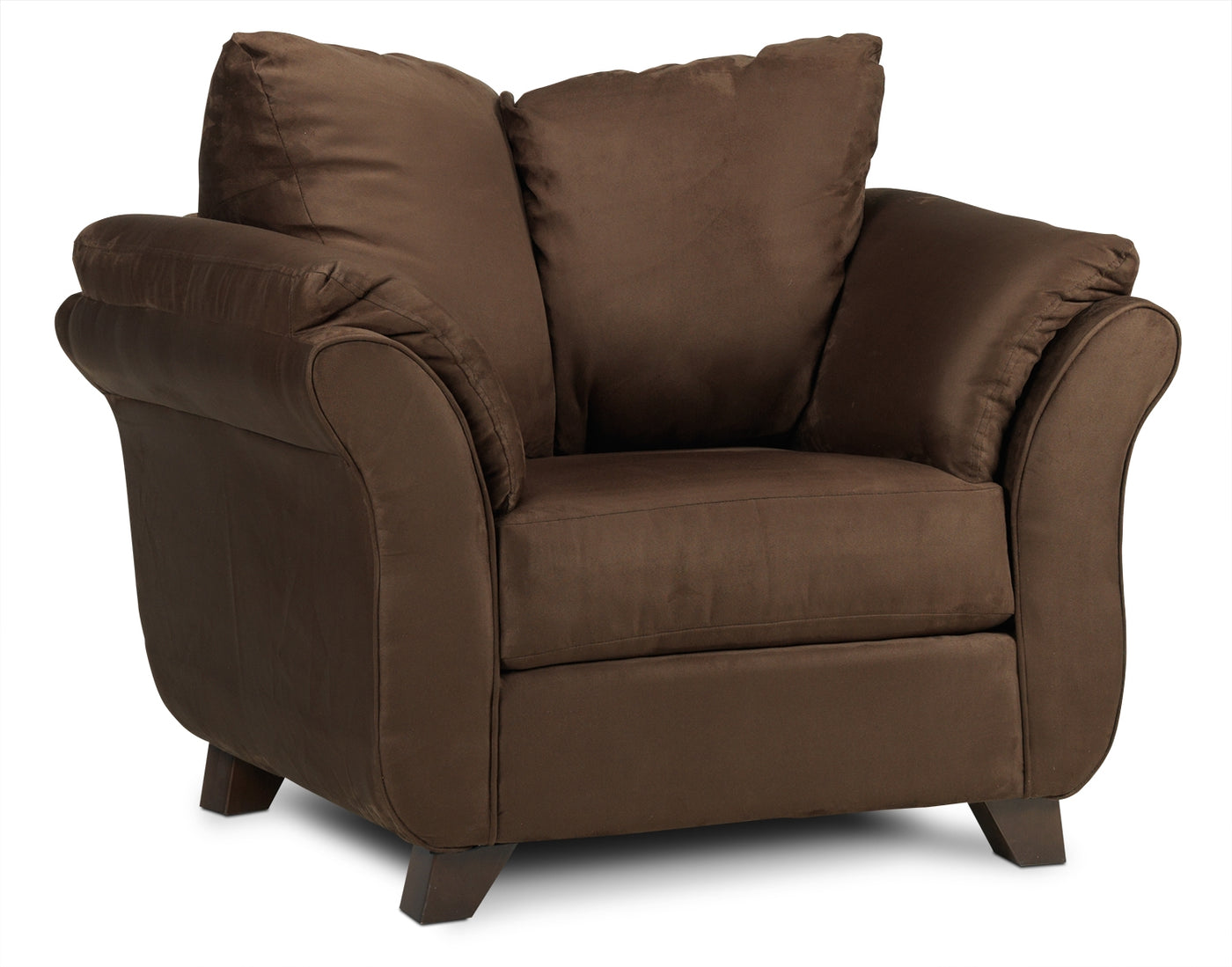 Collier Sofa, Loveseat and Chair Set - Chocolate