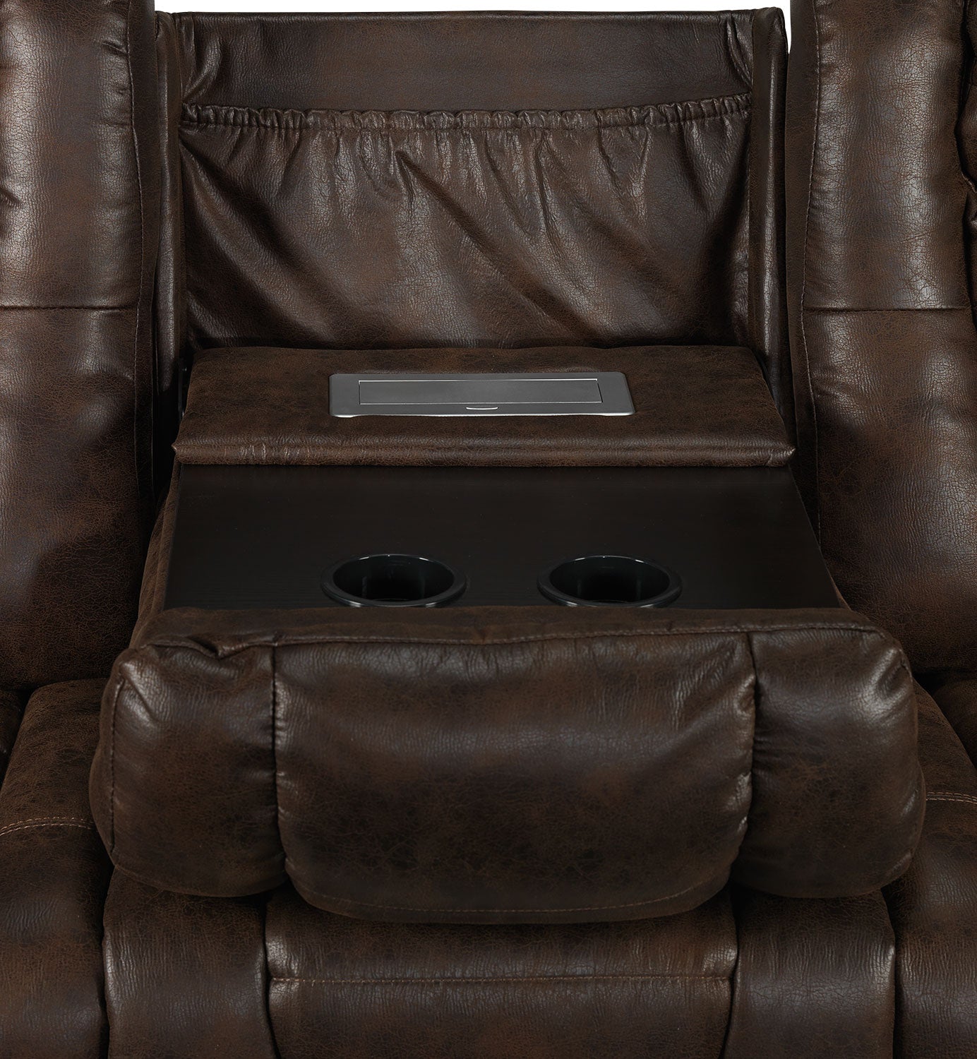 Dakota Power Reclining Sofa - Walnut