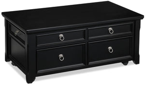 Turner Lift-Top Coffee Table - Black