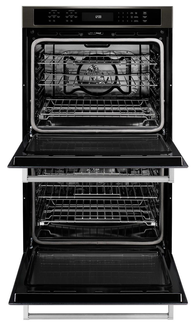 KitchenAid Black Stainless Steel Double Wall Oven (10 Cu. Ft