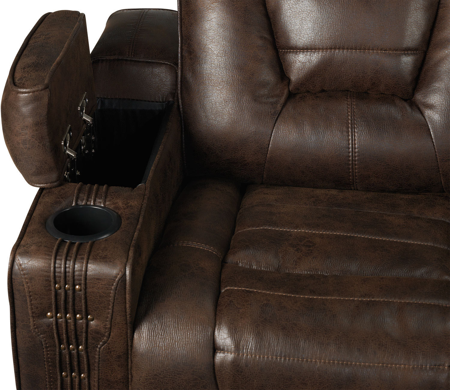 Dakota Power Reclining Sofa - Walnut