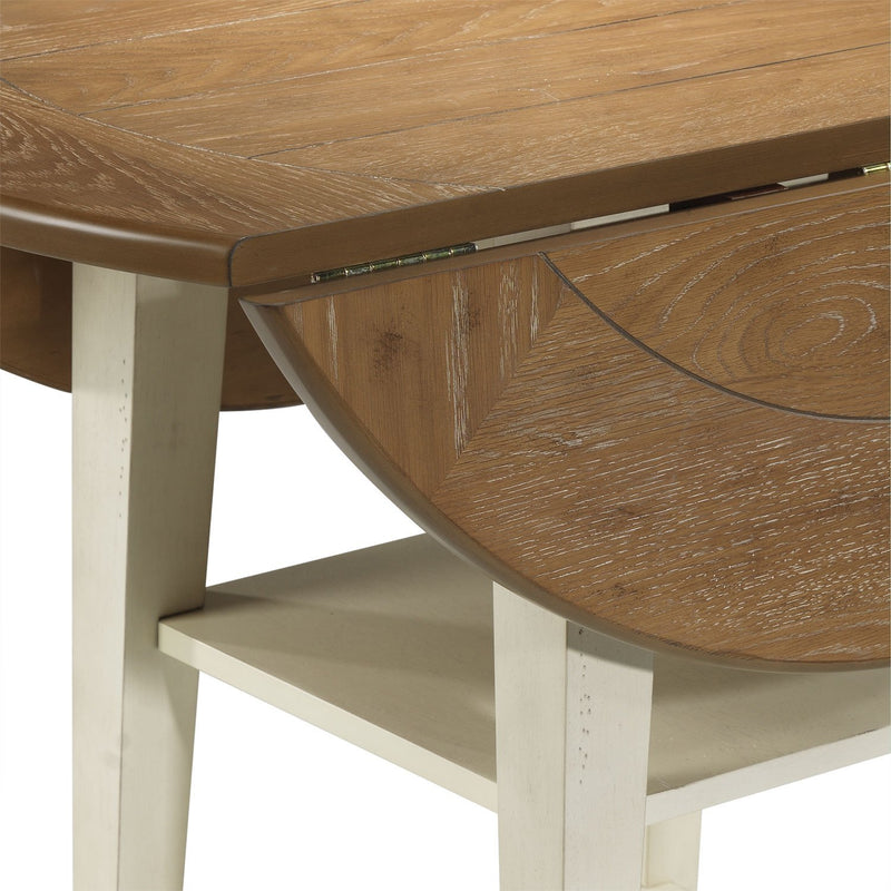 Fresco Dining Table Driftwood and Cream Leon's