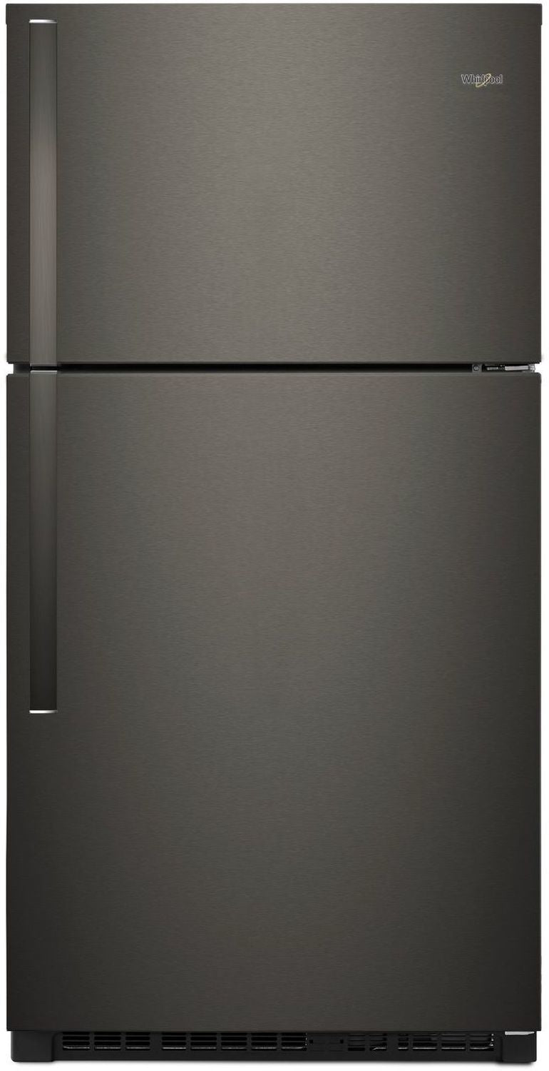 Whirlpool 32.8" 21 Cu. Ft. Black Stainless Steel Top-Freezer Refrigerator - WRT541SZHV