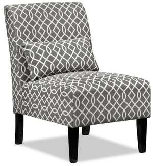 Santos Accent Chair - Grey Lattice