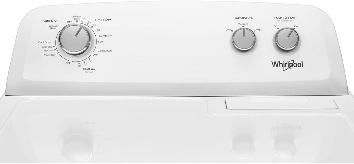 Whirlpool White Gas Dryer (7.0 Cu. Ft.) - WGD4850HW