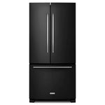 KitchenAid Black French Door Refrigerator (22 Cu. Ft.) - KRFF302EBL