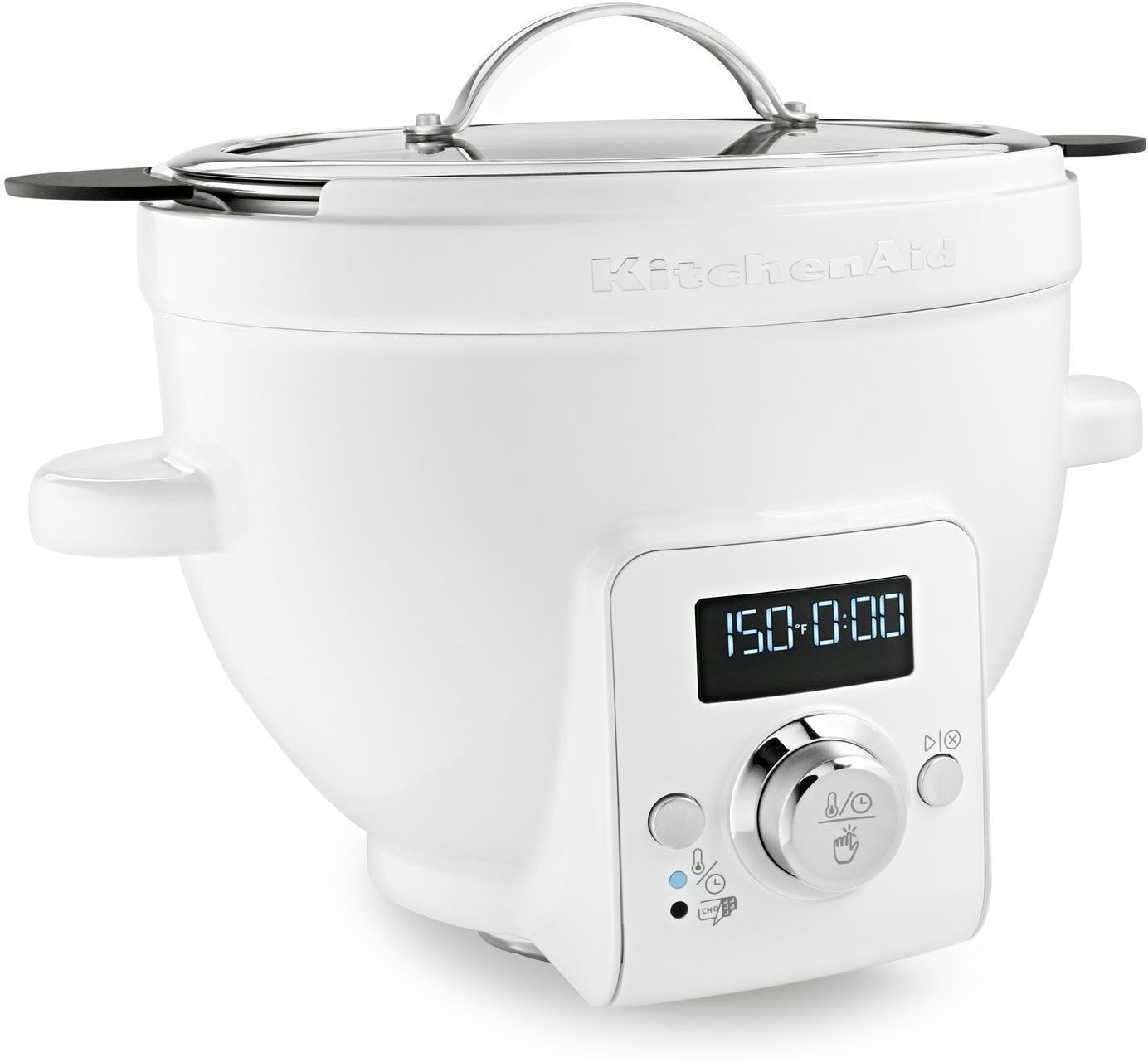 KitchenAid White Precise Heat Mixing Bowl for Tilt-Head Stand Mixer - KSM1CBT