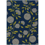 Lagoon W8327LL Floral Indoor/Outdoor Area Rug (7'10"X10'10")