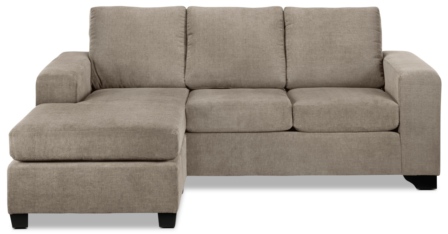 Fava Chaise Sofa - Pewter