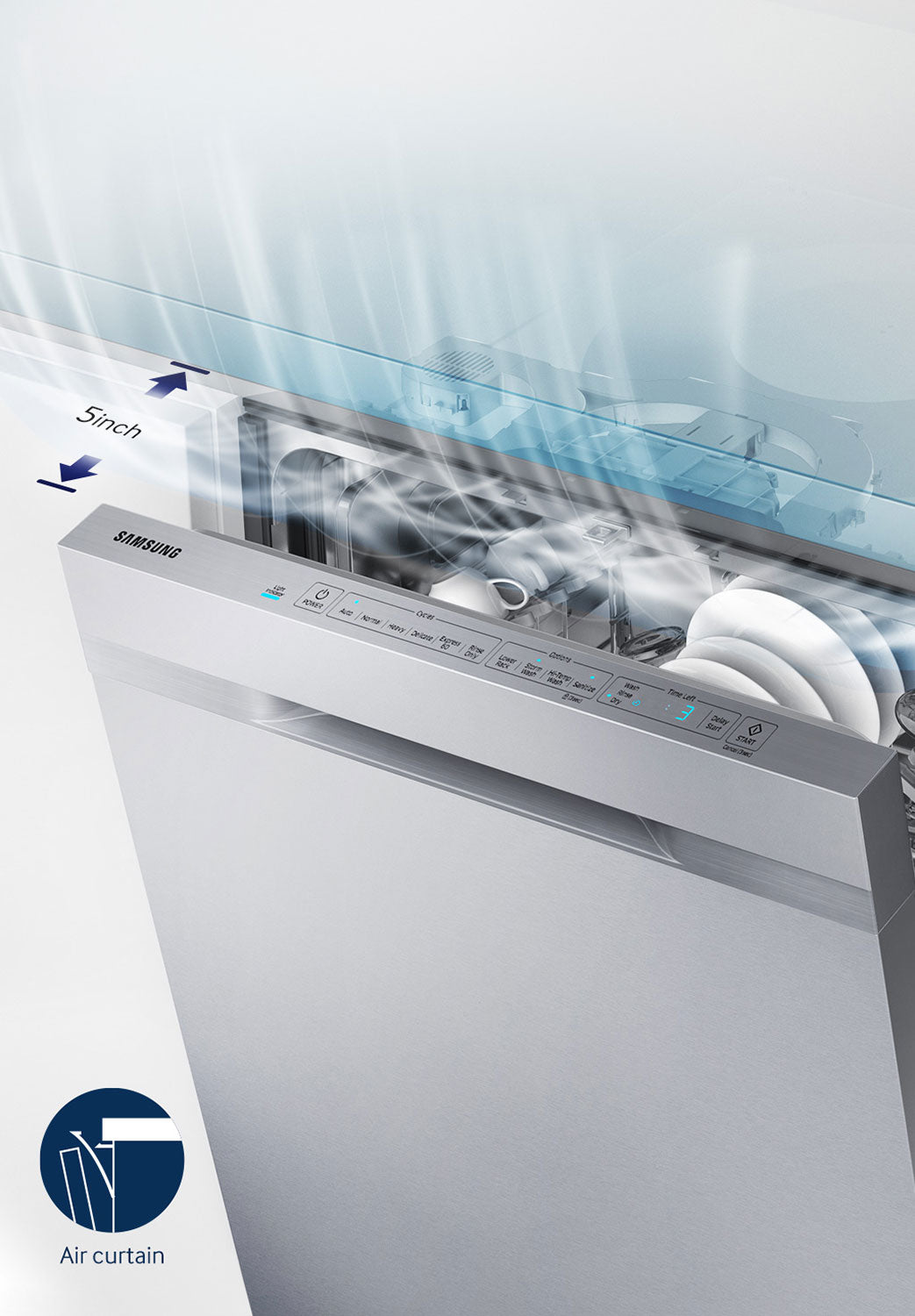 Samsung Stainless Steel 24" Dishwasher - DW80K5050US/AC