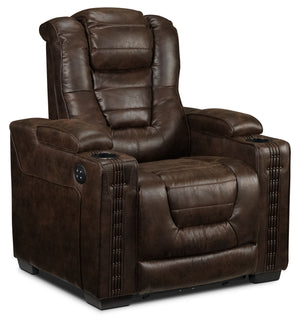 Dakota Power Recliner - Walnut
