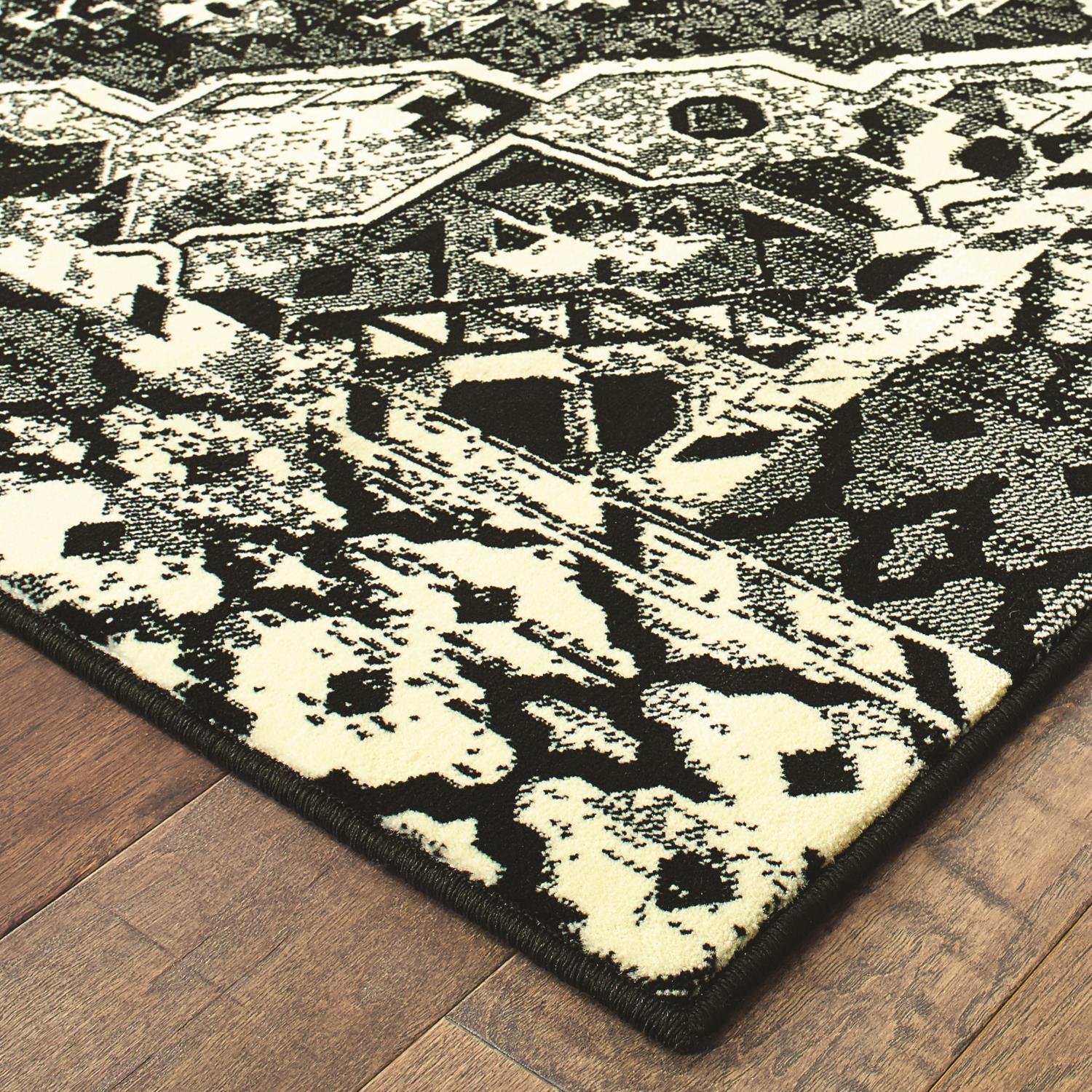 Ledger W5603KL Tribal Area Rug (5'3"X7'6")
