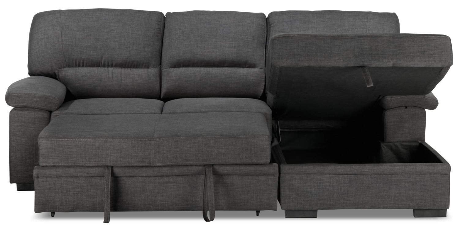 Tessaro Pop-Up Sofa Bed - Charcoal