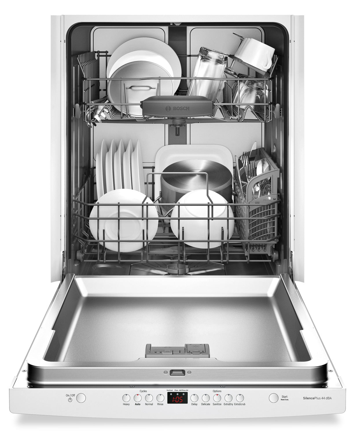 Bosch White 24" Dishwasher - SHS63VL2UC