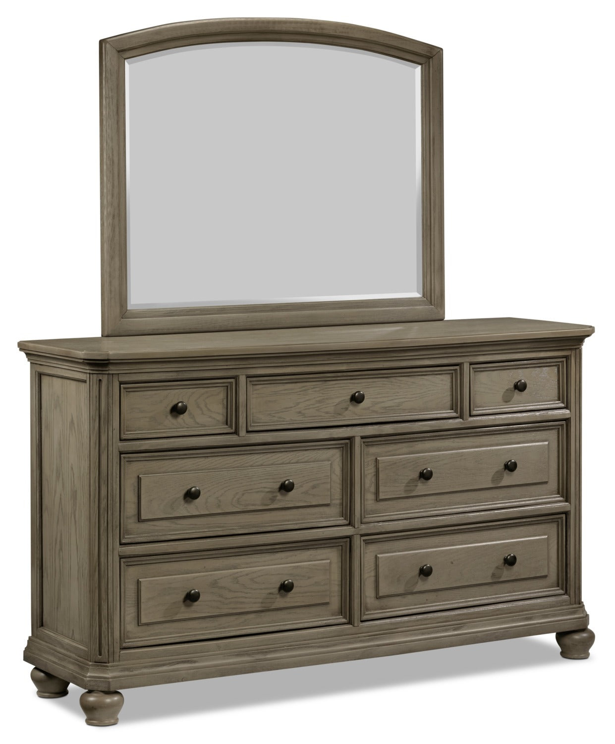 Antigo Dresser - Wire-Brushed Grey