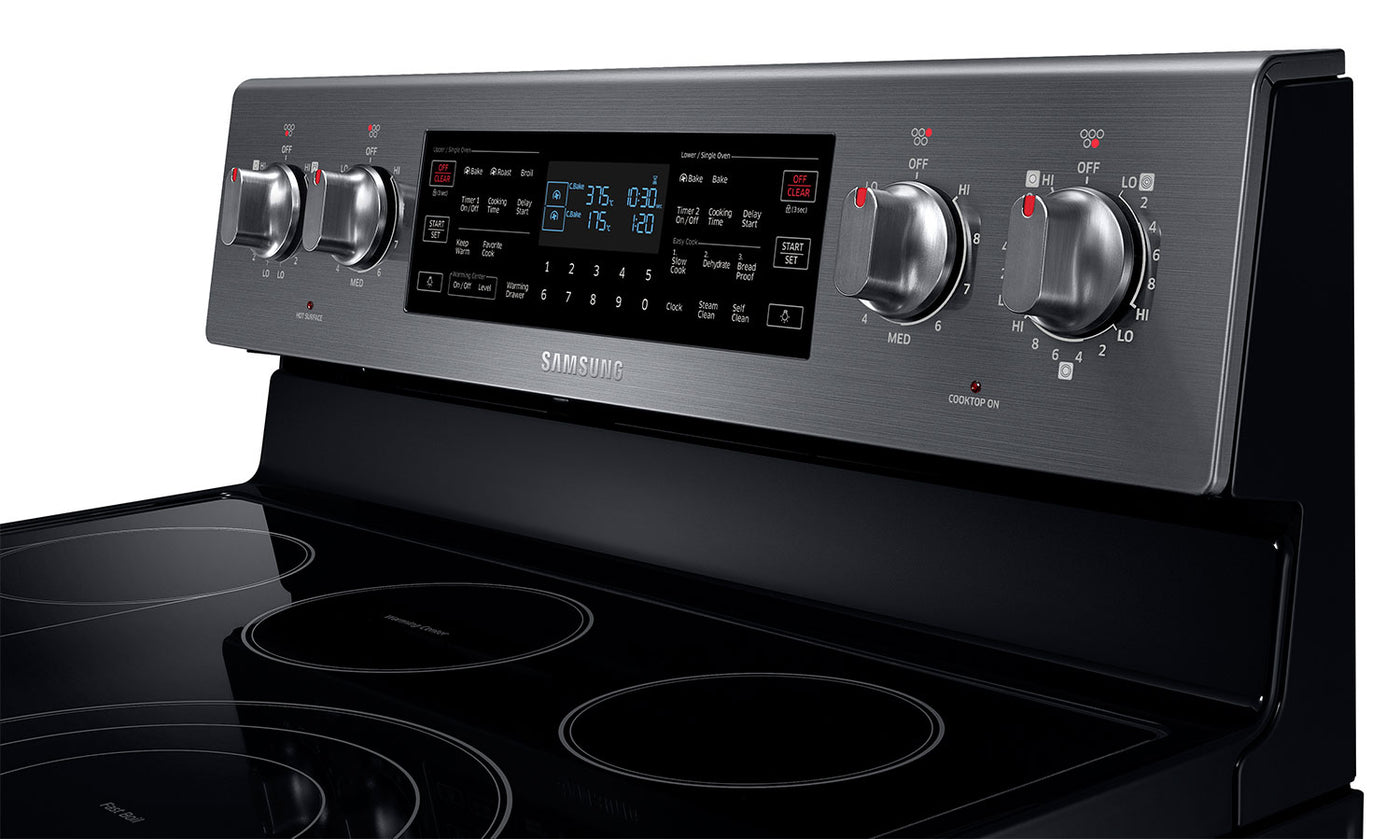 Samsung Black Stainless Steel Freestanding Electric Convection Range (5.9 Cu. Ft.) - NE59J7850WG/AC