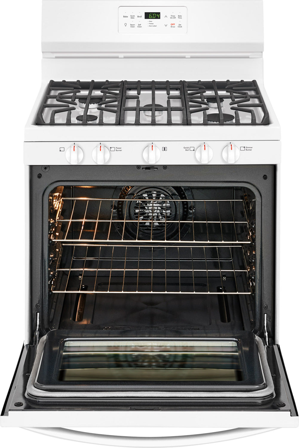 Frigidaire Gallery White Freestanding Gas Range (5.0 Cu. Ft.) - FGGF3036TW