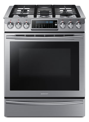 Samsung Stainless Steel Slide-In Gas Range (5.8 Cu. Ft.) - NX58H9500WS