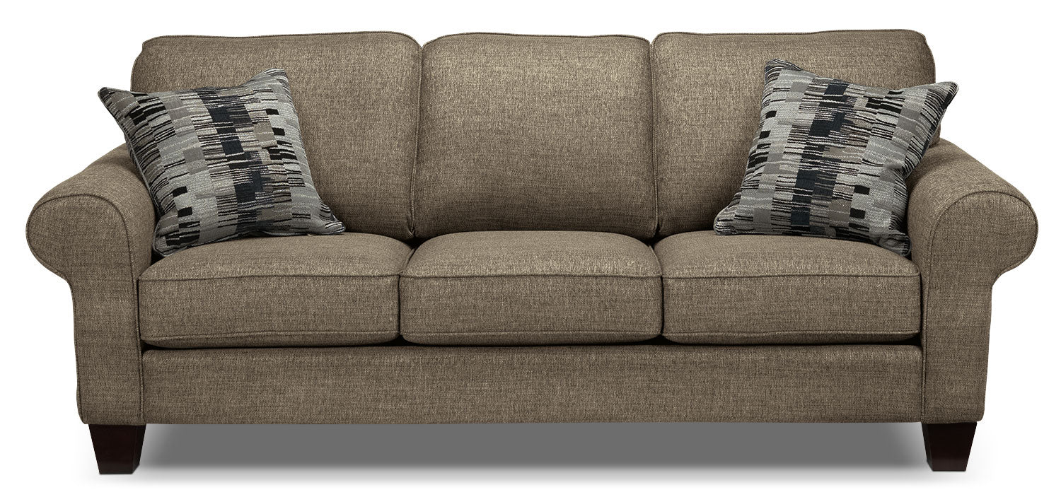 Drake Sofa, Loveseat and Chair Set - Mercury