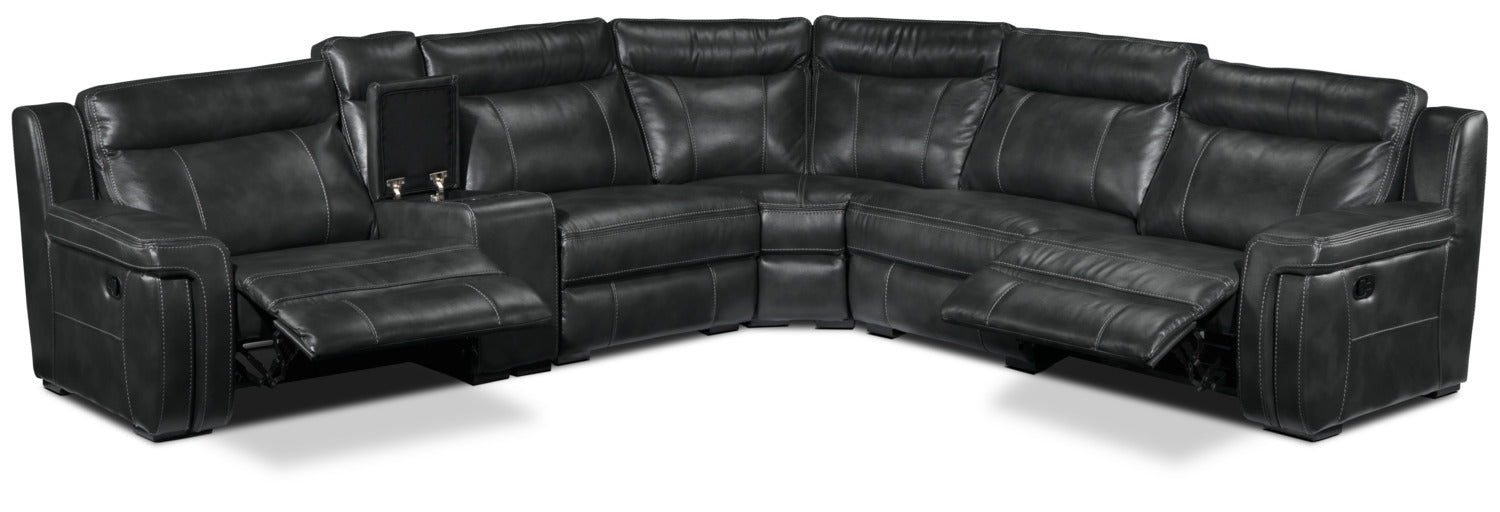 Bolero 6-Piece Reclining Sectional - Grey