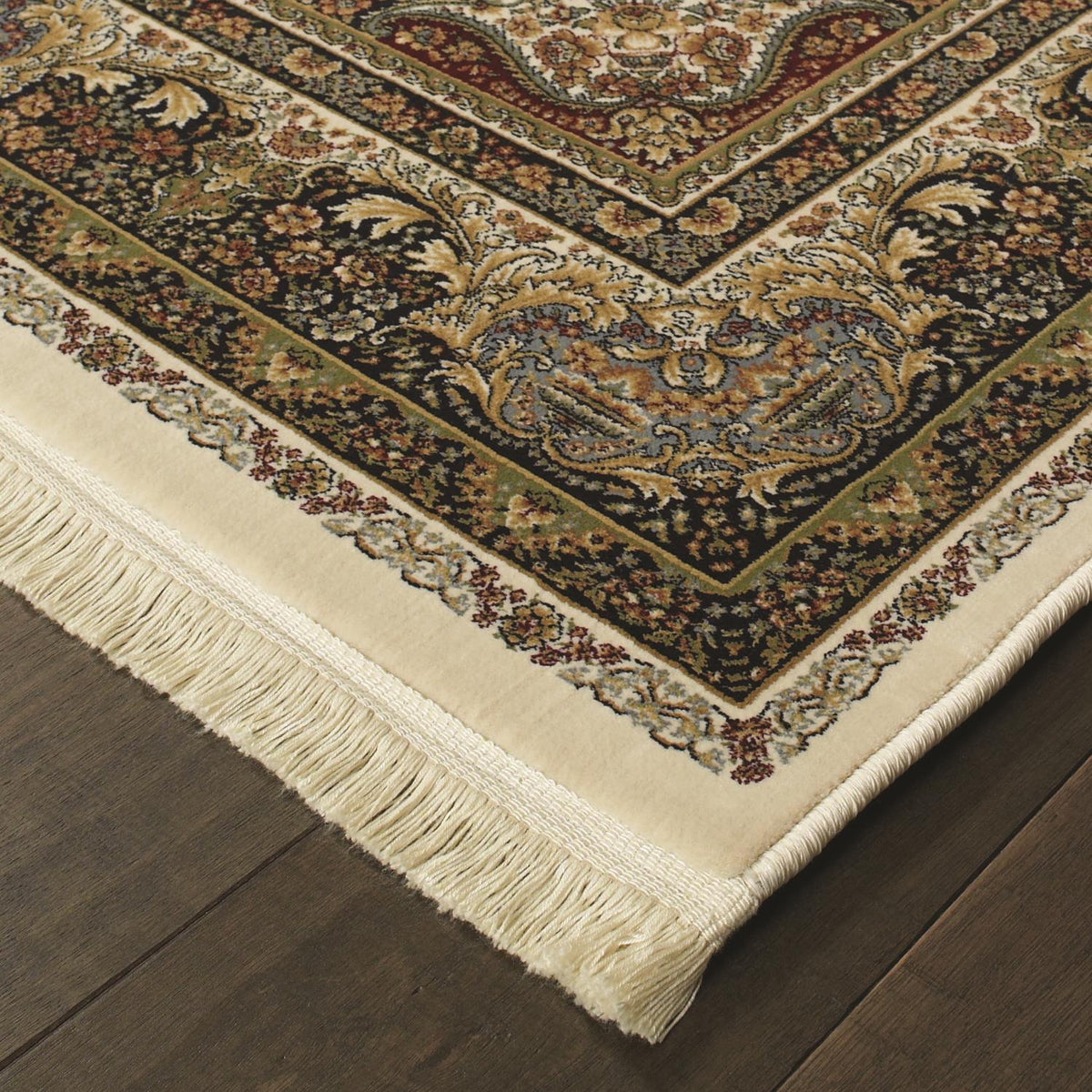 Marieville W111W2L Traditional Medallion Area Rug (6'7"X9'6")