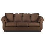 Collier Sofa and Loveseat Set - Chocolate