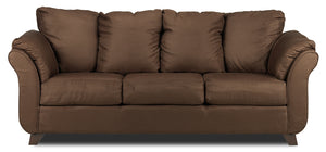 Collier Sofa and Loveseat Set - Chocolate