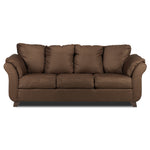 Collier Sofa, Loveseat and Chair Set - Chocolate